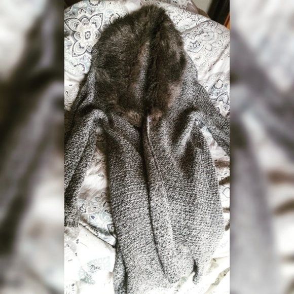 Merona Sweaters - Fur lined sweater